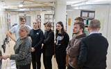 Студенты Белорусского государственного университета во время посещения архивохранилища фондов партизанских формирований 6