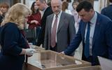 Директор департамента по архивам и делопроизводству Министерства юстиции РБ Воинов О.Л. (крайний справа) 20240503-site-IMG_5521