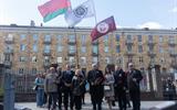 Работники архивной отрасли перед началом патриотической акции «Народное возложение» 1
