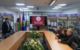 Заместитель директора архива С.В.Кулинок рассказывает гостям о деятельности НАРБ 006_на_сайт