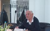Ведущий научный сотрудник отдела публикаций НАРБ, к.и.н. В.Д.Селеменев во время своего выступления с докладом 003