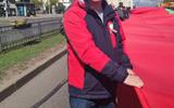Работники НАРБ участвуют в акции – несут полотнище Государственного флага Республики Беларусь 006
