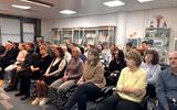 Работники Национального архива Республики Беларусь во время лекции о противодействии распространению идеологии экстремизма 002