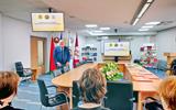 Директор НАРБ А.К.Демянюк приветствует гостей архива 1_на_сайт
