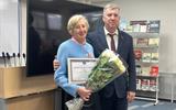 Т.А.Шевченко и председатель Минской городской организации Белорусского профессионального союза работников государственных и других учреждений В.И.Зубрик 003